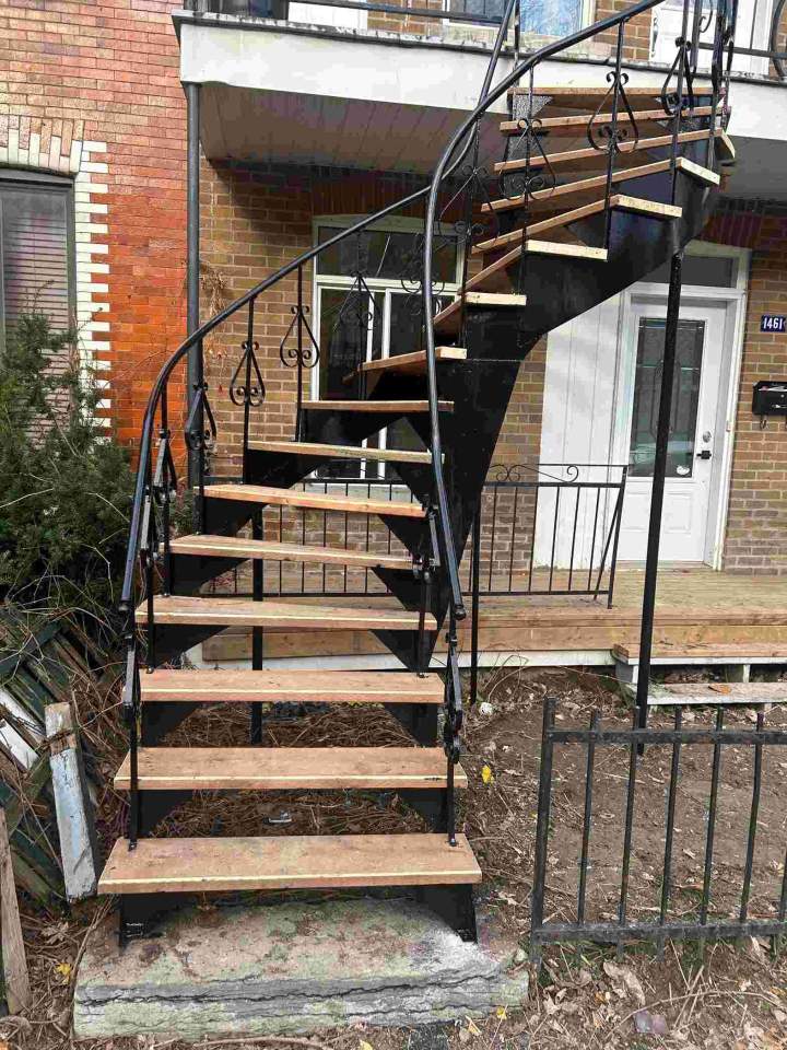 Conception escalier résidentiel Montréal