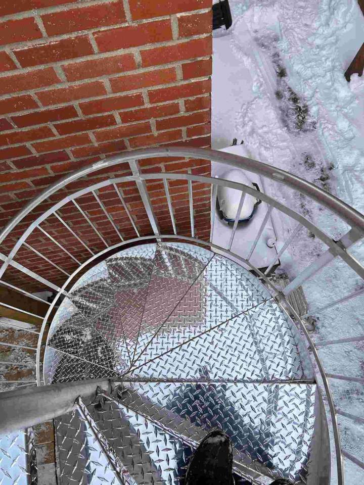 Escalier en acier personnalisé Montréal